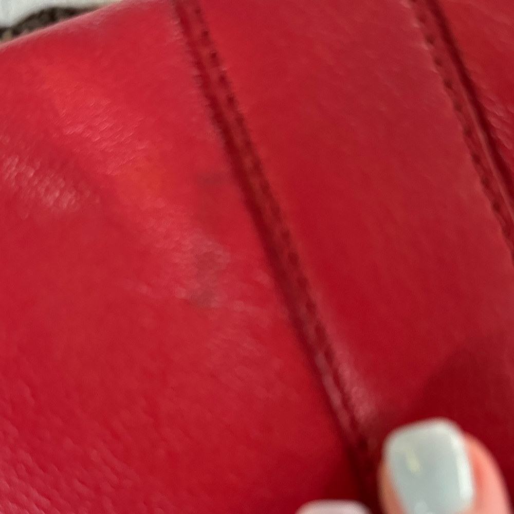 Marc Jacobs Red Leather Clutch - Picture 4 of 12